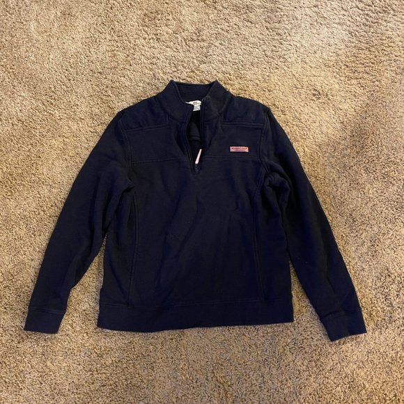 Navy Vineyard Vines Women's Shep Shirt Pullover - Picture 2 of 4